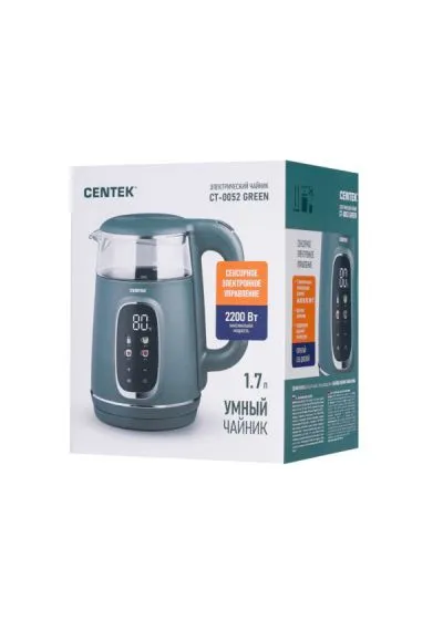 Чайник электрический Centek CT-0052 Green
