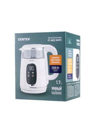 Чайник электрический Centek CT-0052 White