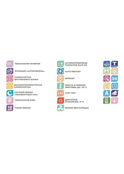 Кондиционер, Сплит-система Centek CT-65BDC12