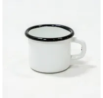 Кружка эмалированная КМЗ Белая 85мл