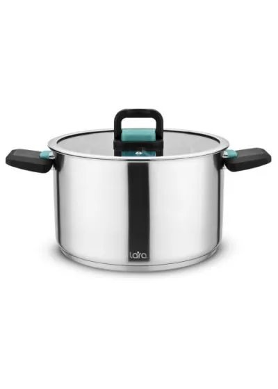 Кастрюля LARA LR02-245 Серия Изумруд