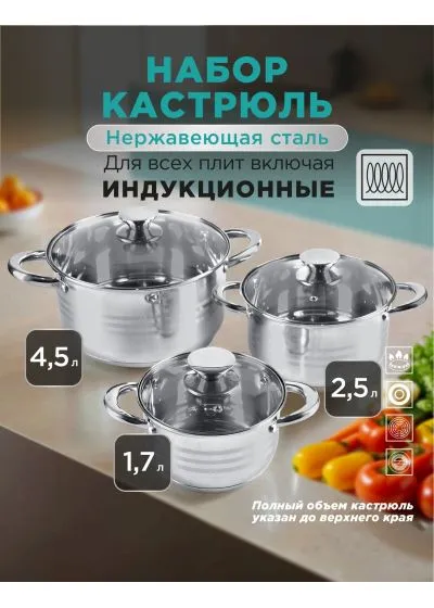Набор кастрюль Millet М-202