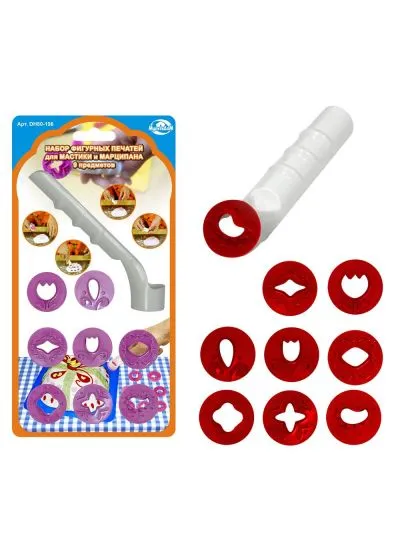 Печати фигурные для мастики и марципана MultiDom 80-198DH