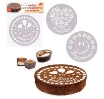 Набор трафаретов для торта MultiDom 80-241DH