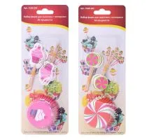 Набор бумажных форм для выпечки MultiDom 80-281VL