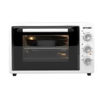 Мини-печь OPTIMA MO-38W (38л,лампа,таймер,2 противня,решетка,белый,1400Вт)