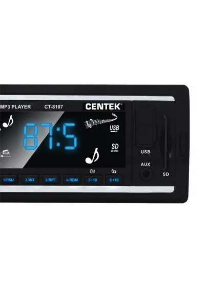 Автомагнитола 1 DIN USB 2.0 Centek СТ-8107