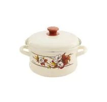 Кастрюля эмалированная КМЗ 54804-392/6-У4 Слоновая кость