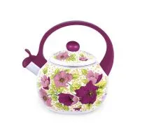 Чайник со свистком эмалированный LARA LR00-20 Violet