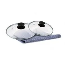 Крышка для кастрюль и сковород стеклянная LARA LR01-98 26CM