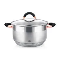 Кастрюля LARA LR02-414 Black&Rose