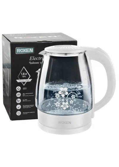 Чайник электрический ROXEN RX-7020 White