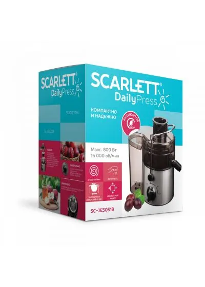 Соковыжималка центрифужная Scarlett SC-JE50S18