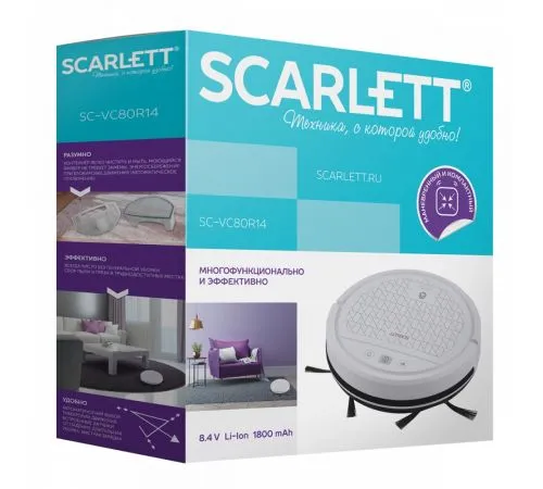Робот-пылесос Scarlett 80R14 Робот-пылесос Scarlett 80R14