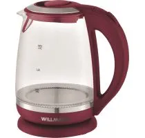 Чайник электрический WILLMARK WEK-2005G Бордовый